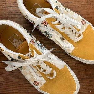 Yellow vans size 8